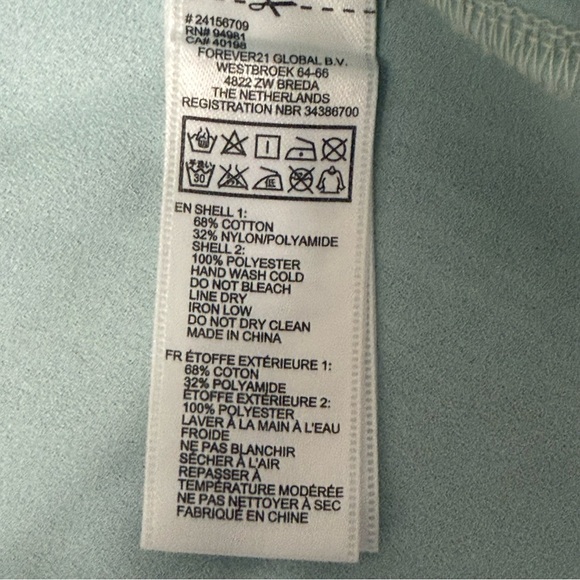 Forever 21 Sheer Lace Floral Fairy Button Up Back Short Sleeve Top Women’s Small - Picture 6 of 8